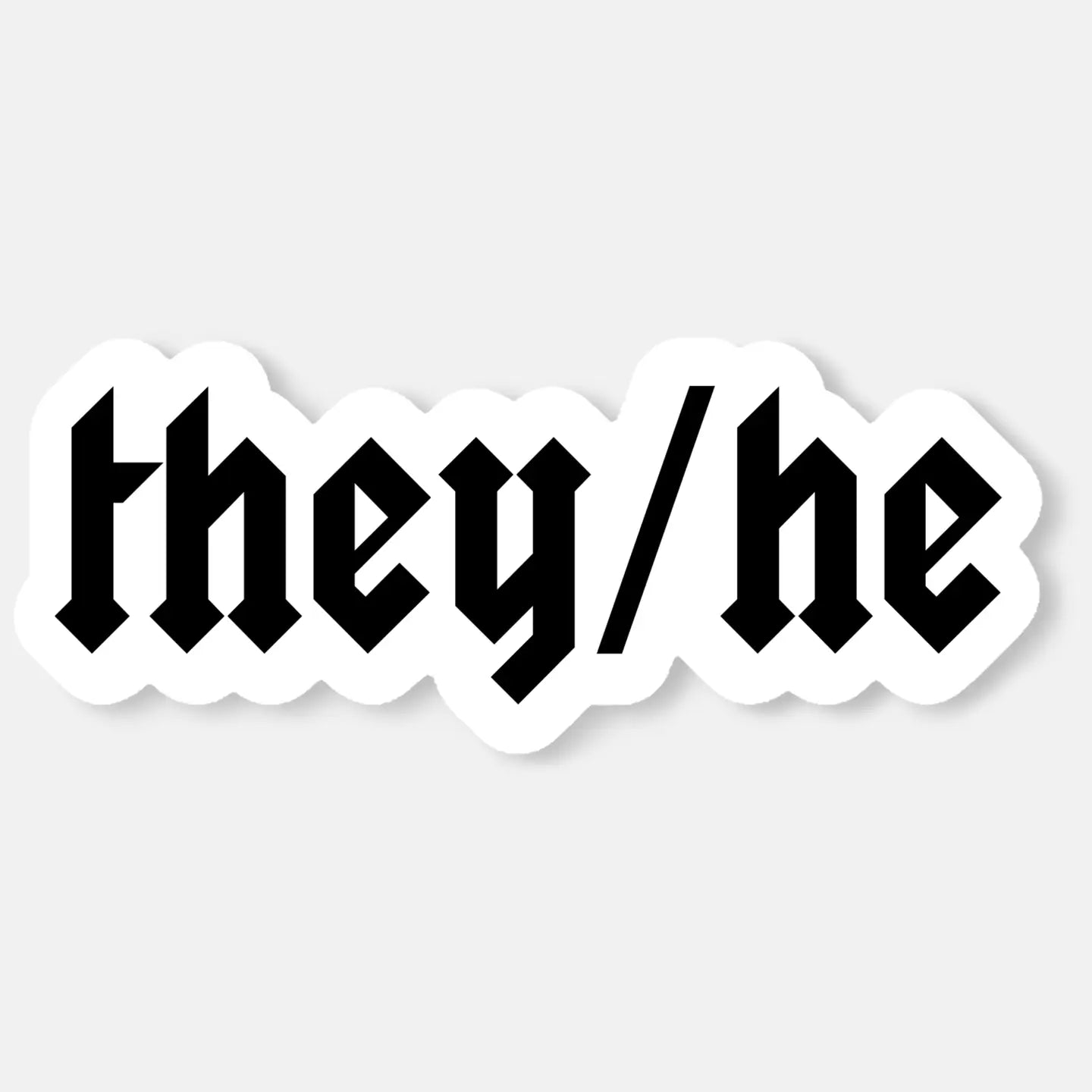 Pronoun Sticker