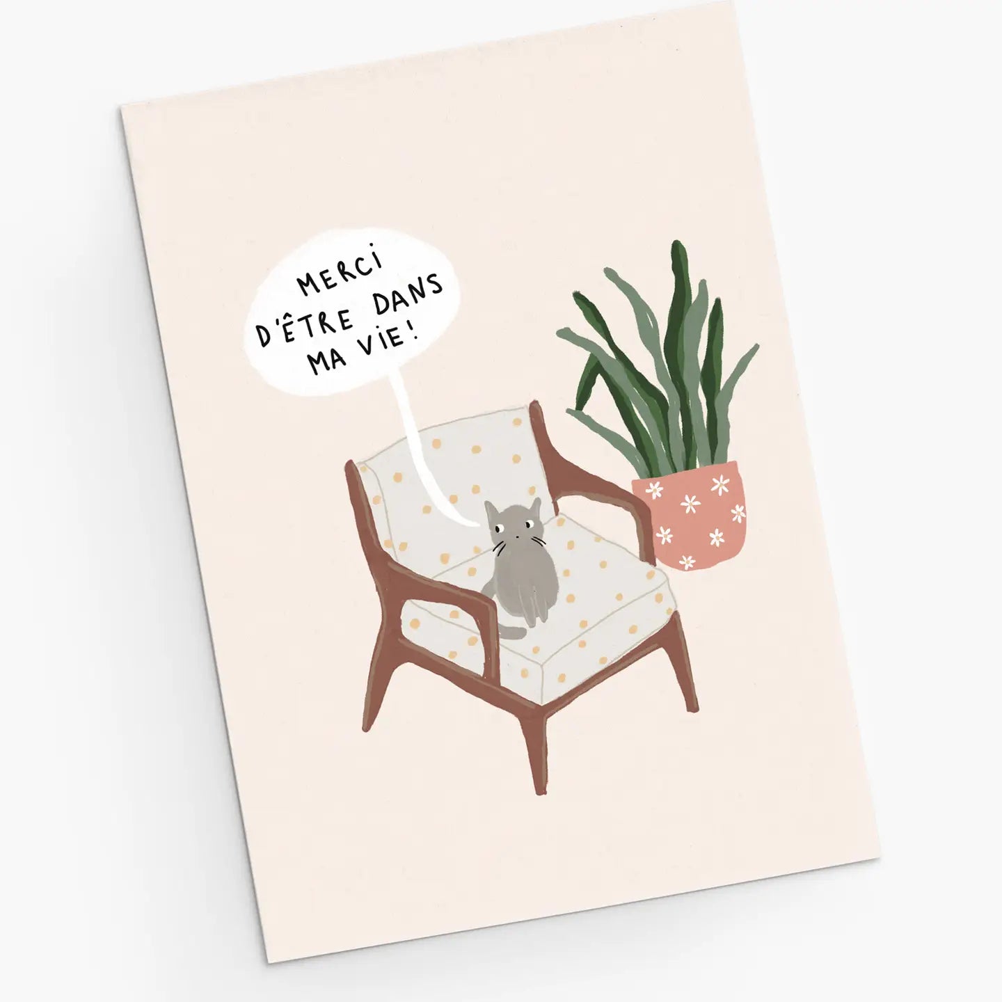 Merci D'être Dans Ma Vie Carte De Voeux