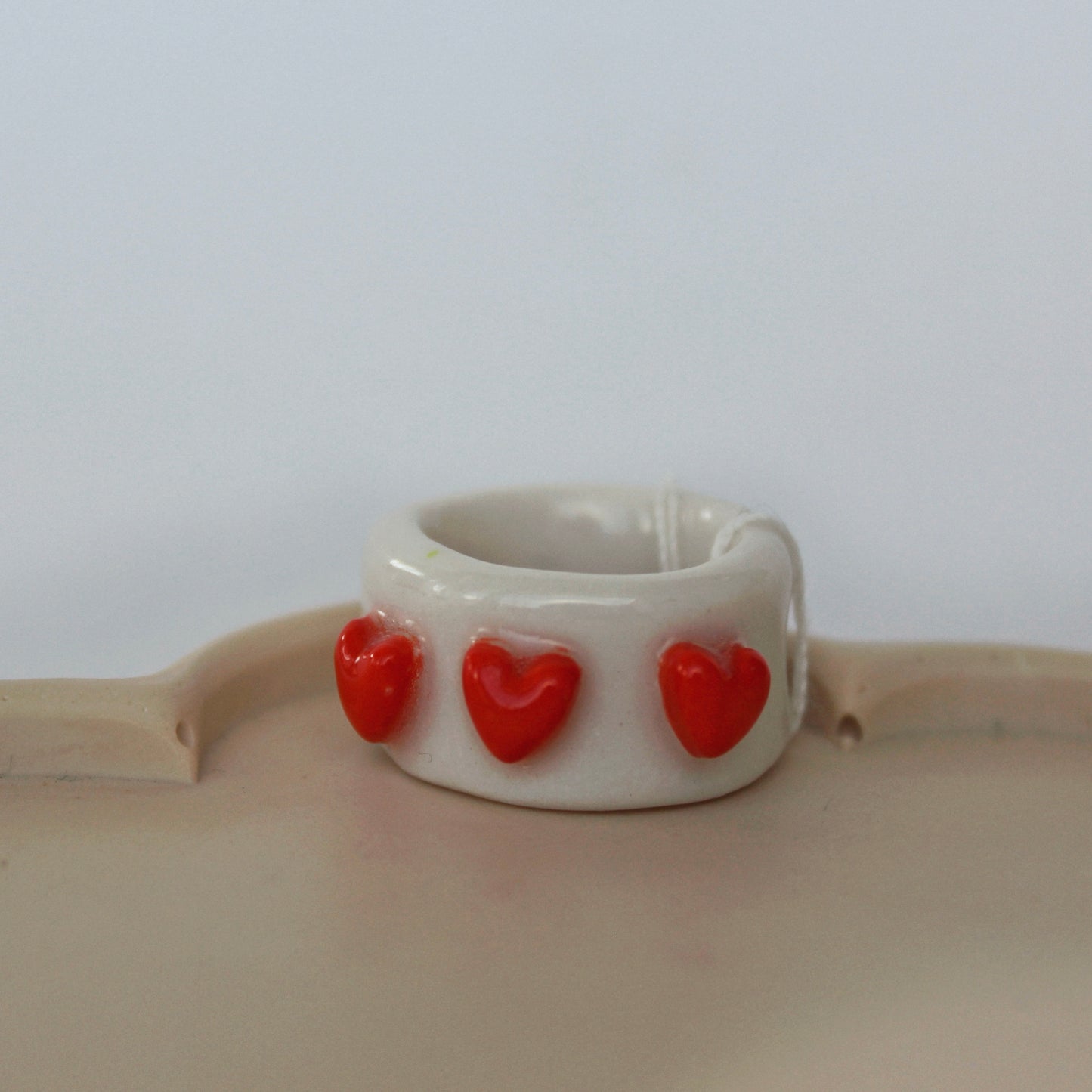 Assorted Porcelain Rings - Ornate Style