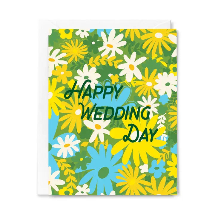 Félicitations, joyeux mariage, Floral
