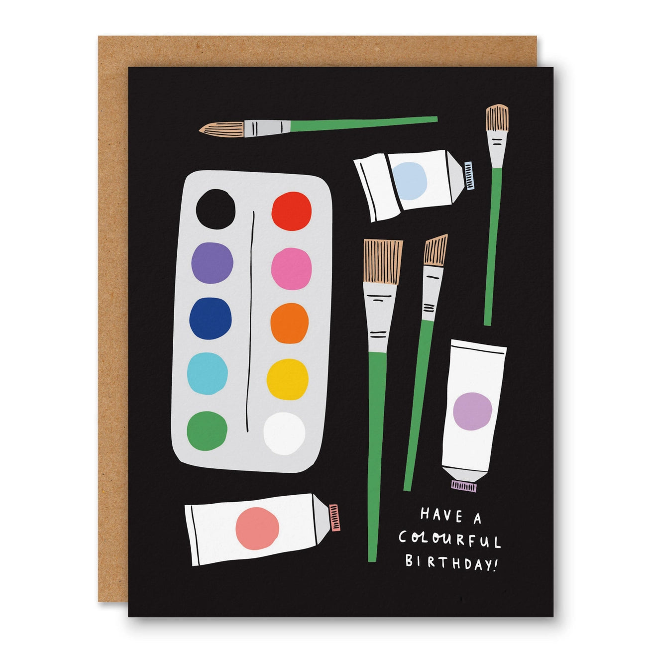 Carte de vœux - Colourful Birthday