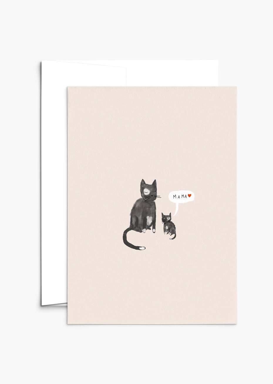 Carte de vœux amoureuse maternelle