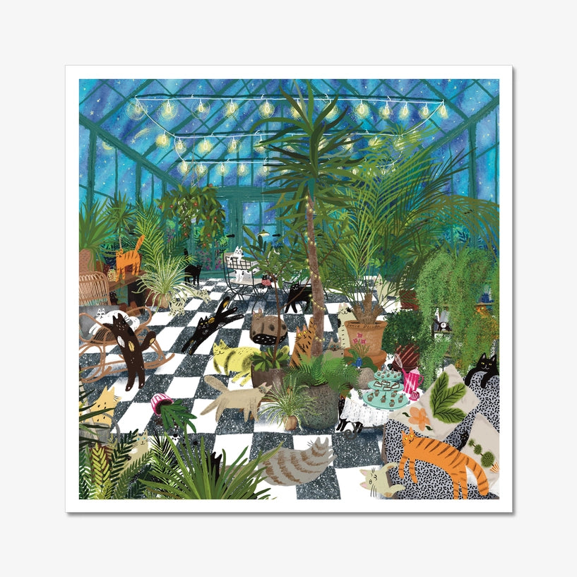 Impression - Cats In the Greenhouse