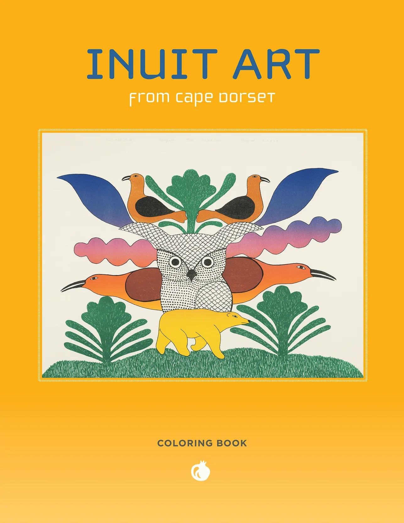 Inuit Art from Kinngait Colouring Book