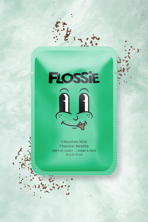 Barbe à Papa Flossie - chocolat à la menthe