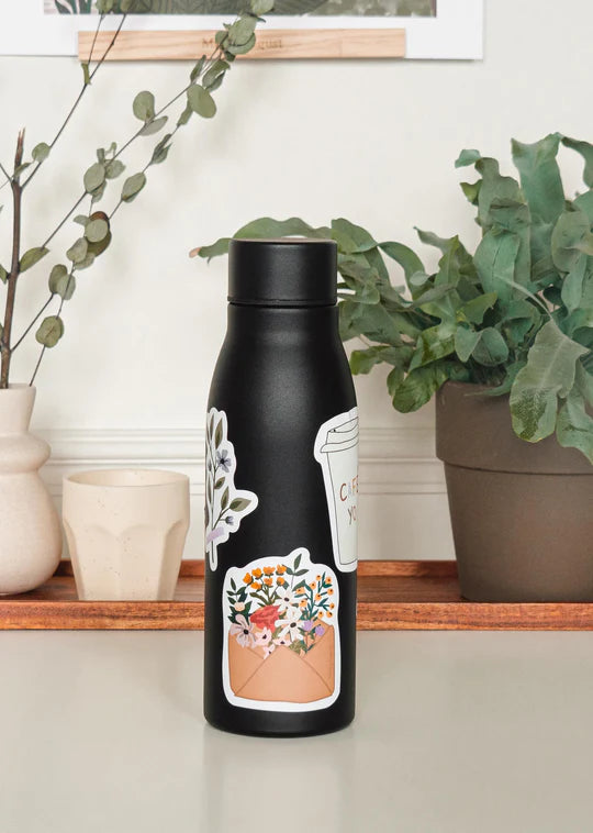 Enveloppe de fleurs - Autocollant en vinyle