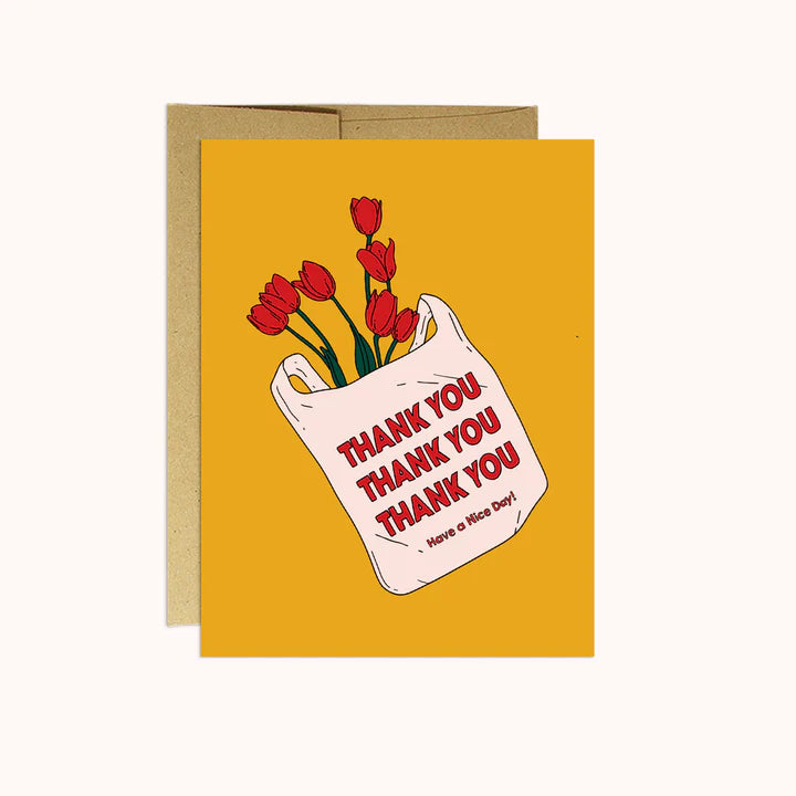 Thank You Flowers Card