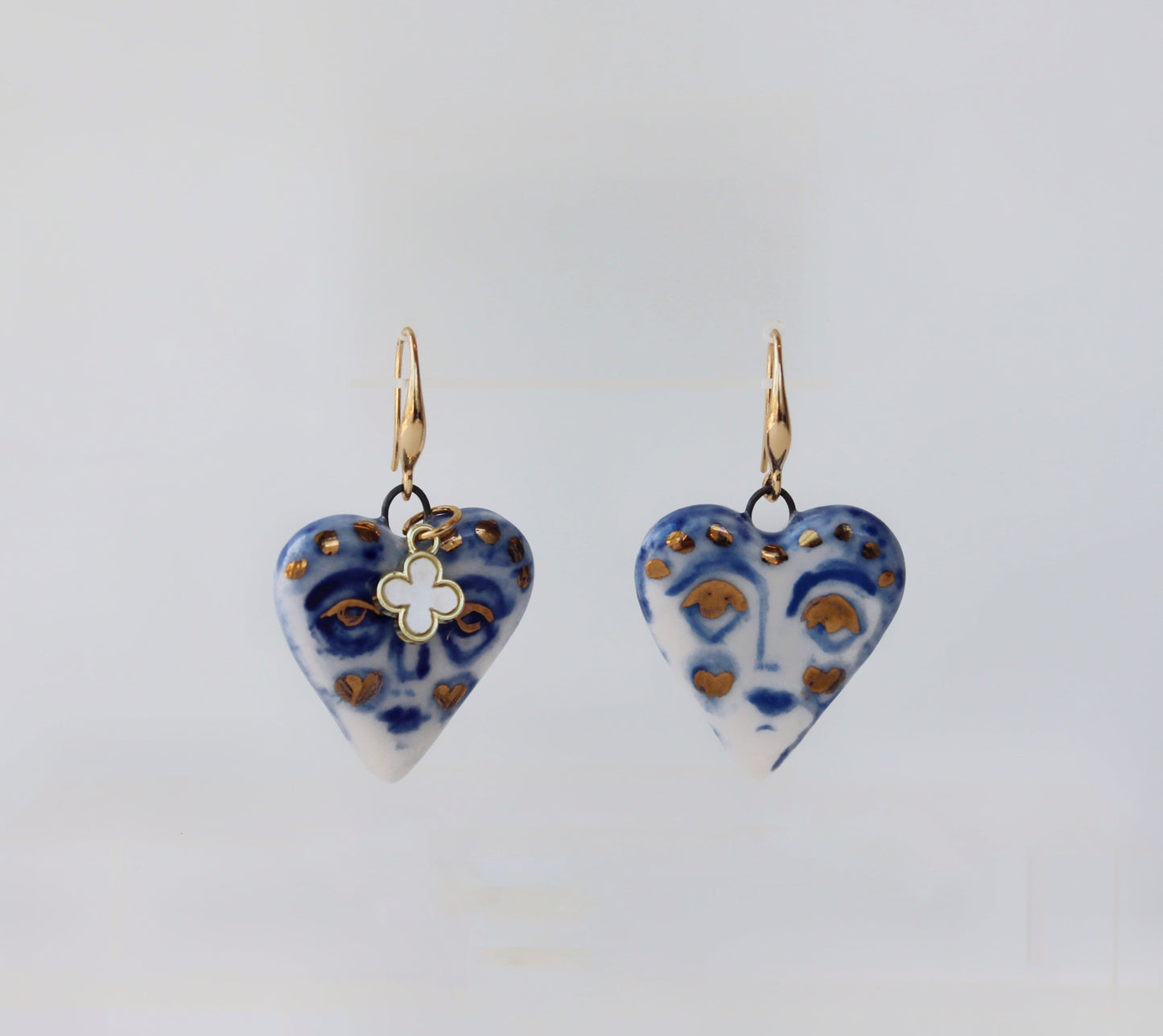 Heart Porcelain Earrings