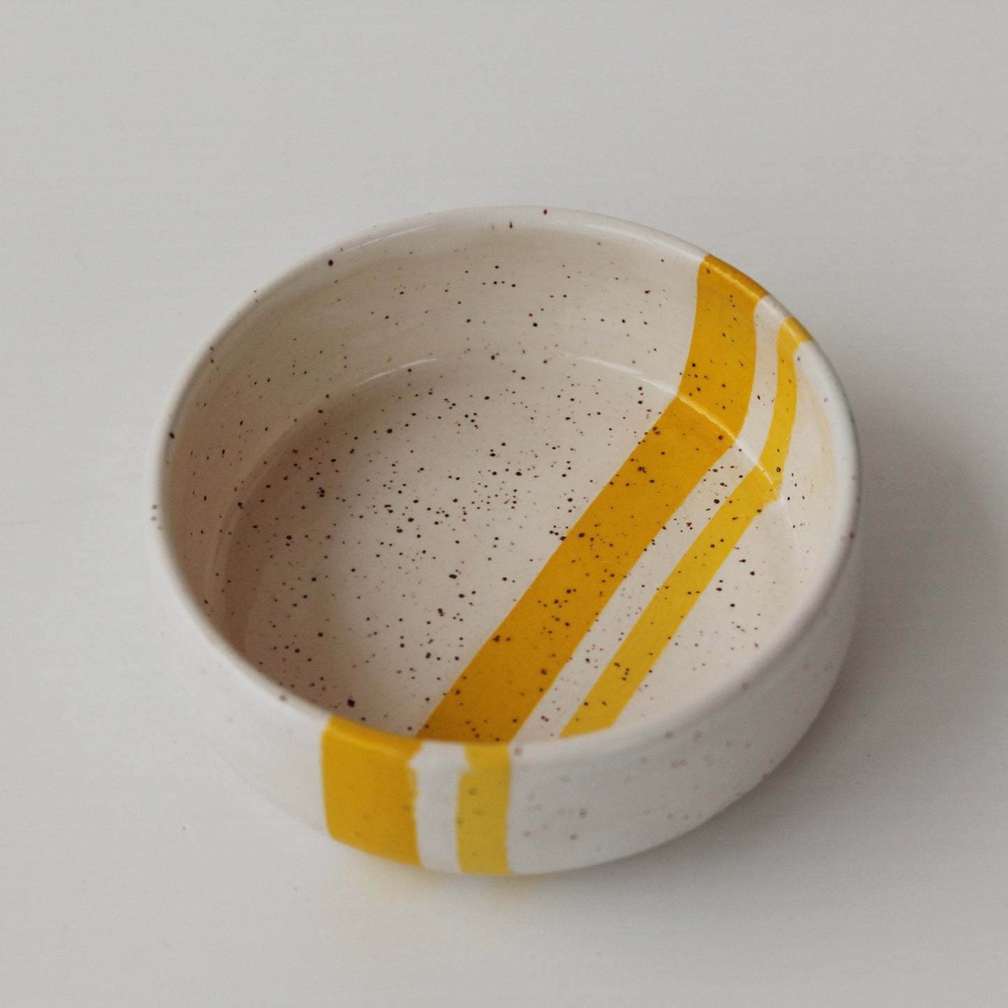 Large Striped Trinket Dish