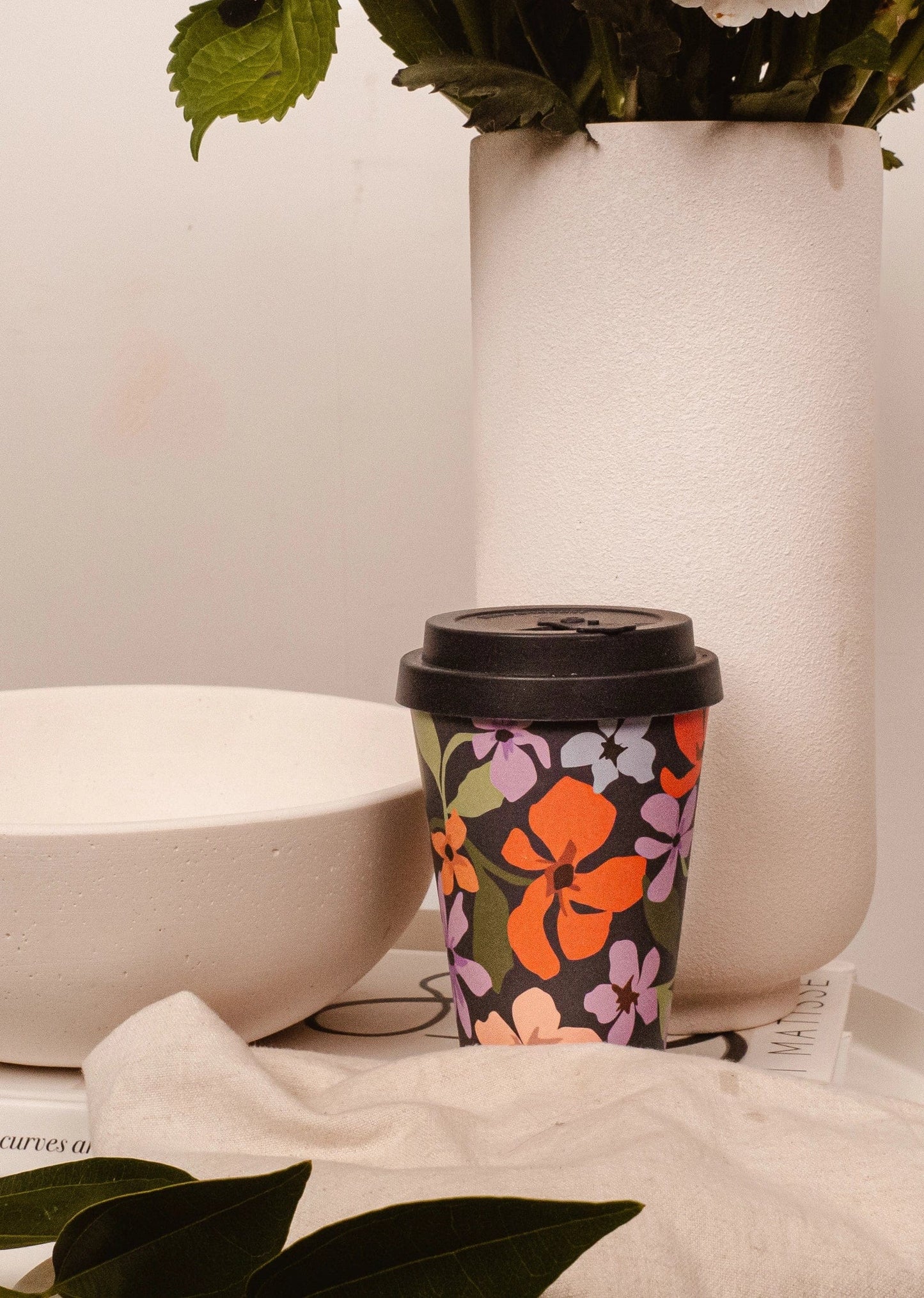 Pétales Cafe Yo - Tasse réutilisable en bambou