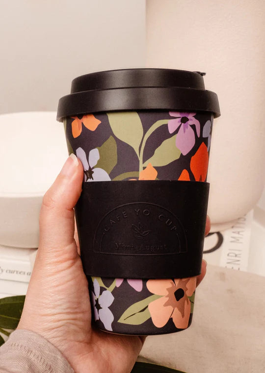 Pétales Cafe Yo - Tasse réutilisable en bambou