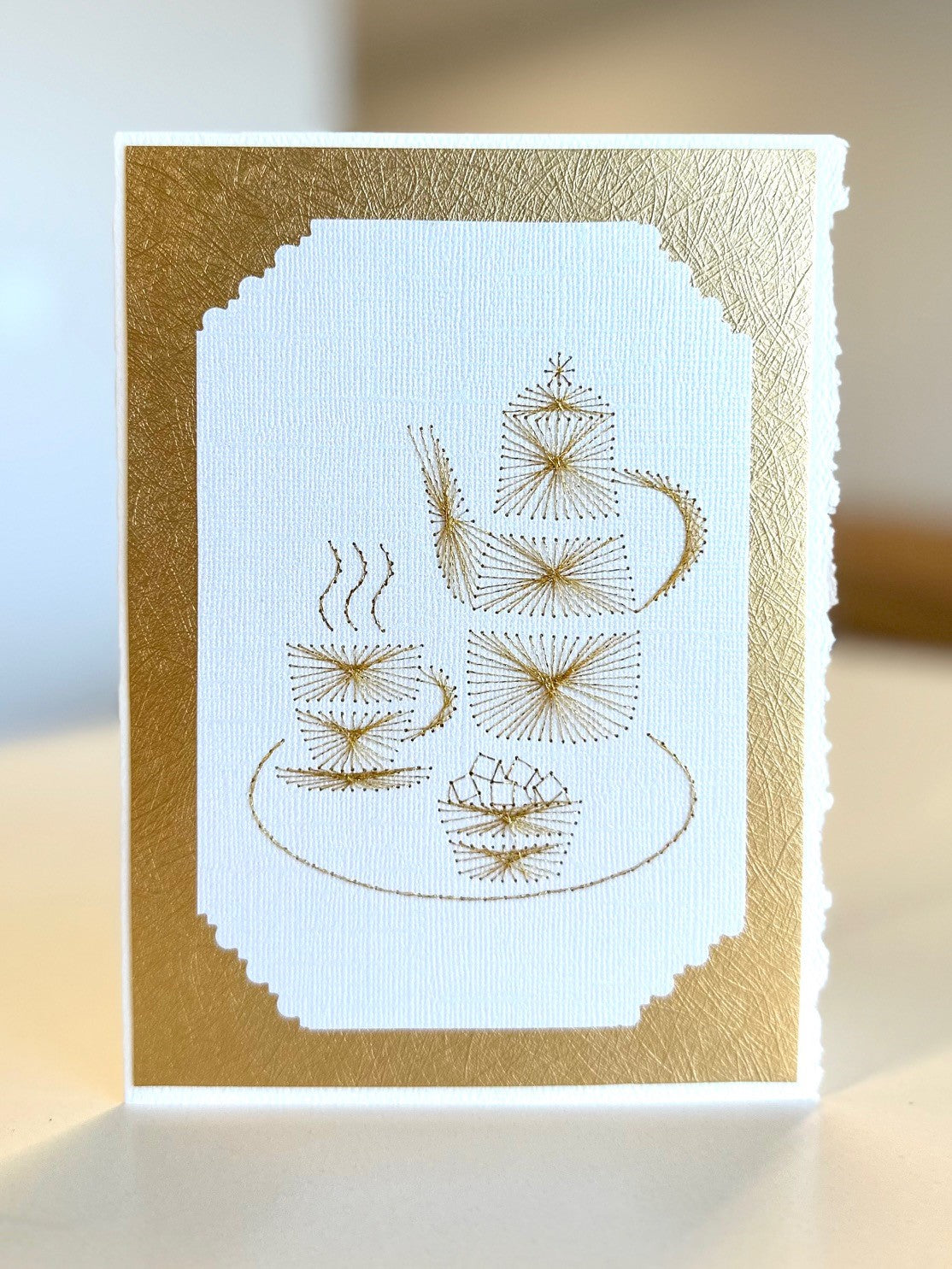 Carte de service à thé