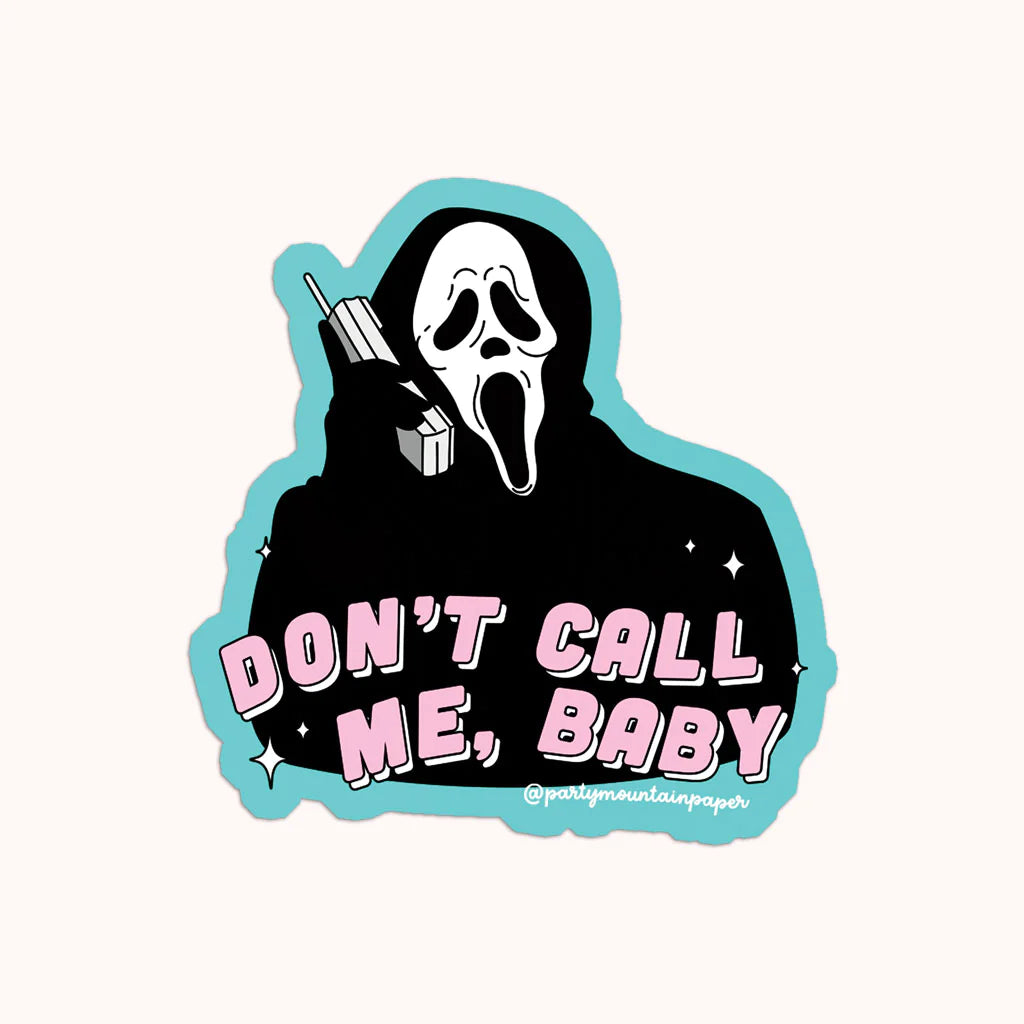 Don't Call Me Baby vinyl sticker