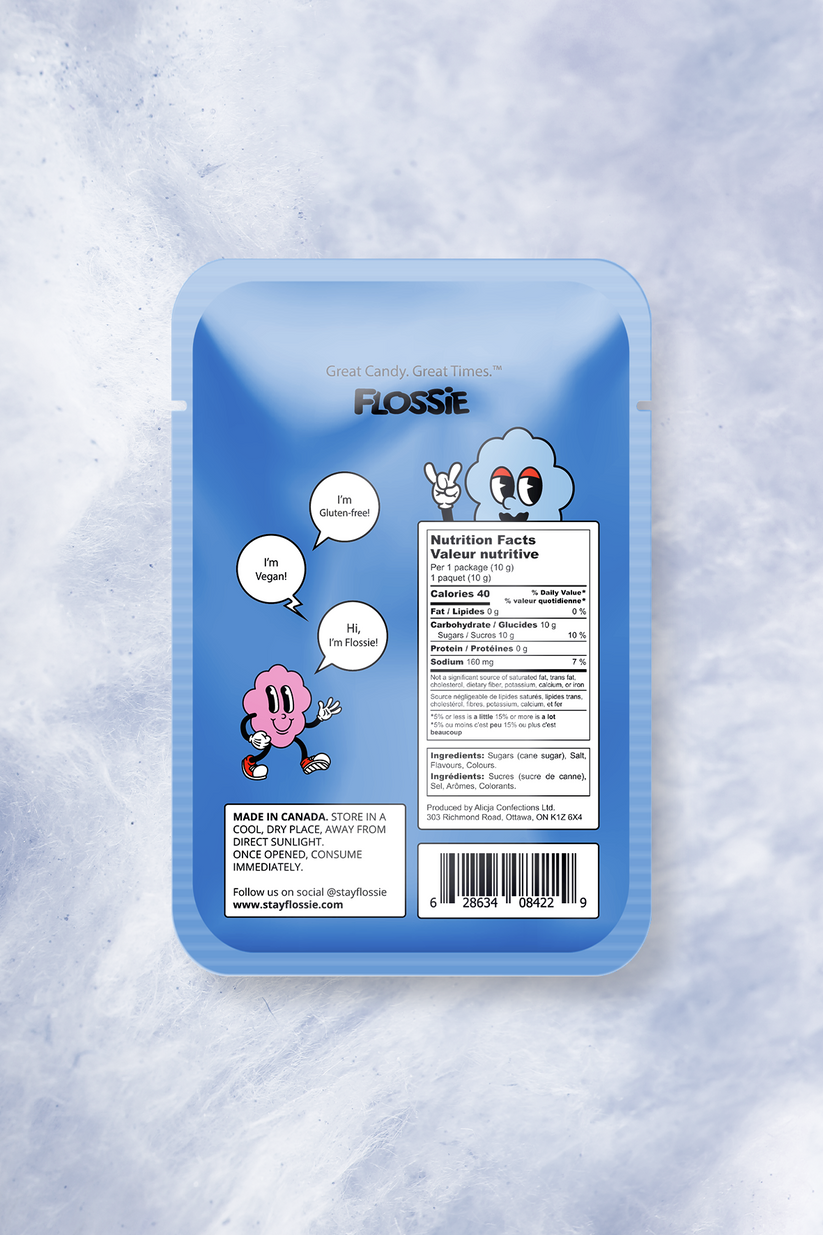 Flossie Cotton Candy - Salty Sweet Flavour