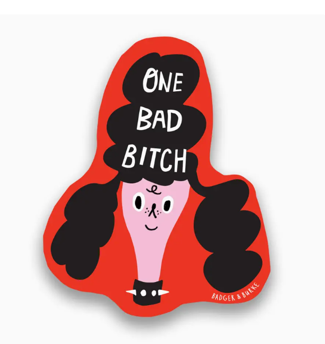 Autocollant One Bad Bitch