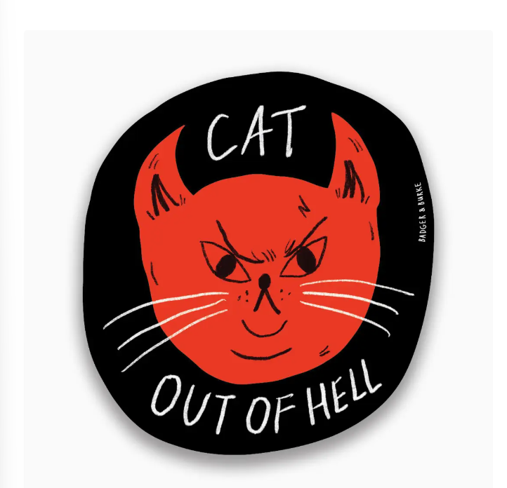 Autocollant Cat Out of Hell