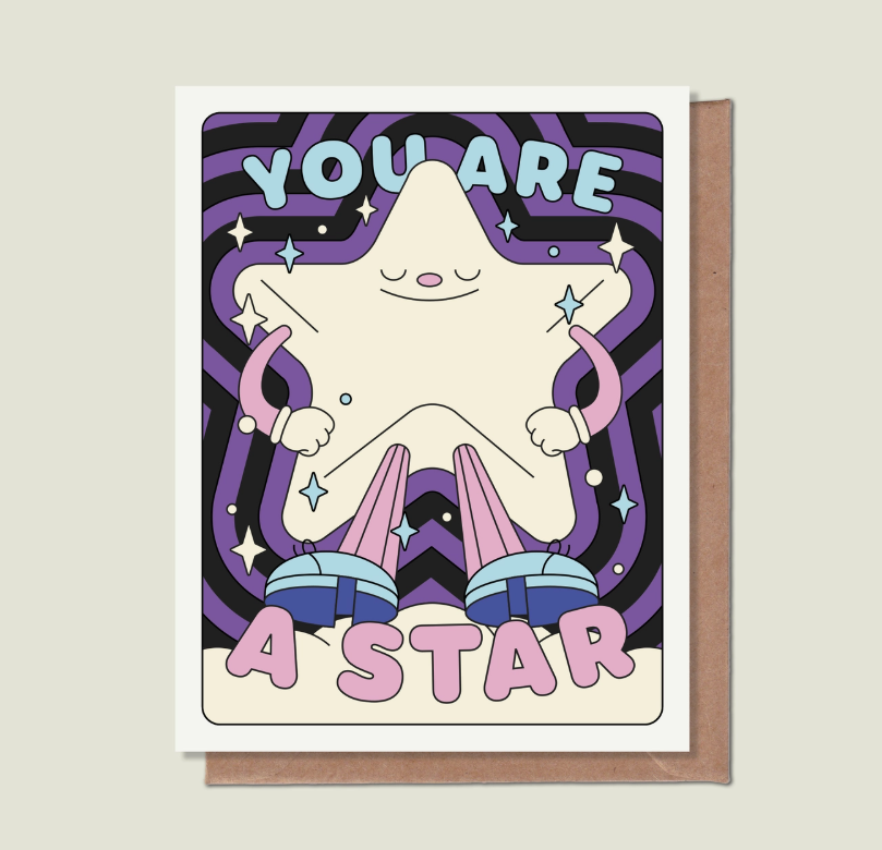 Carte De Voeux «You Are A Star»