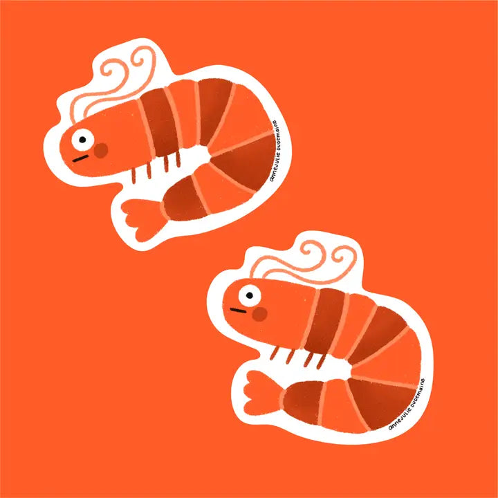 Sticker | Autocollant Crevette