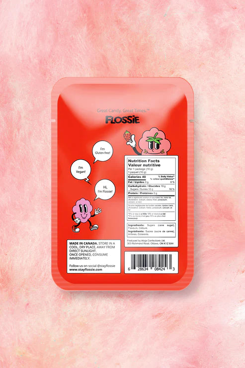 Flossie Cotton Candy - Strawberry