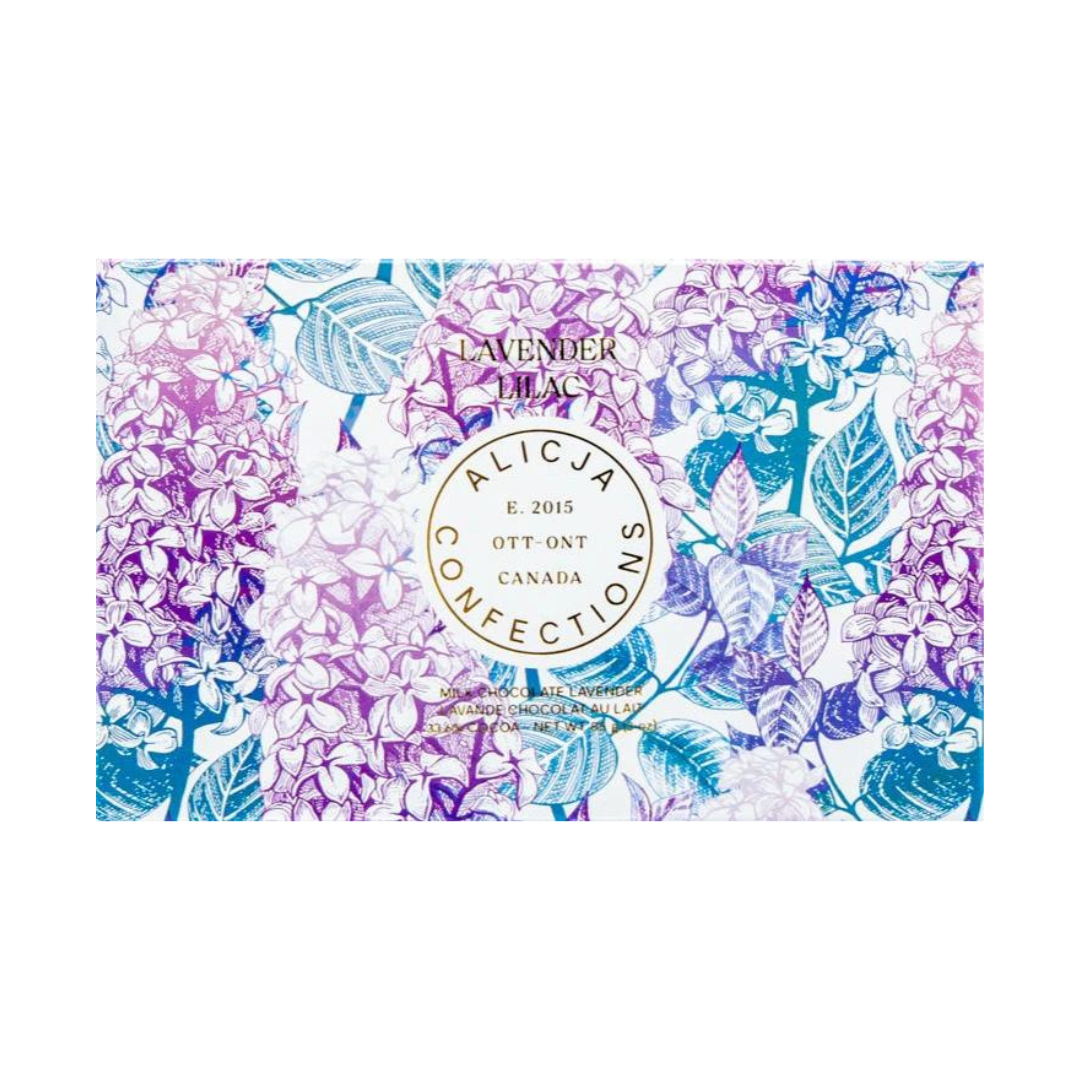 Lavender Lilac • Lavender 33.6% Milk Chocolate