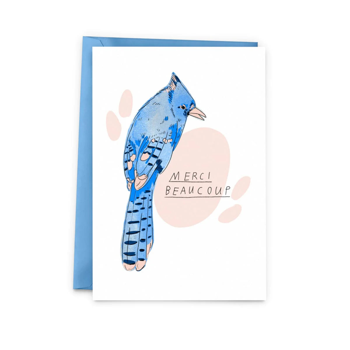 Merci - Carte Geai Bleu