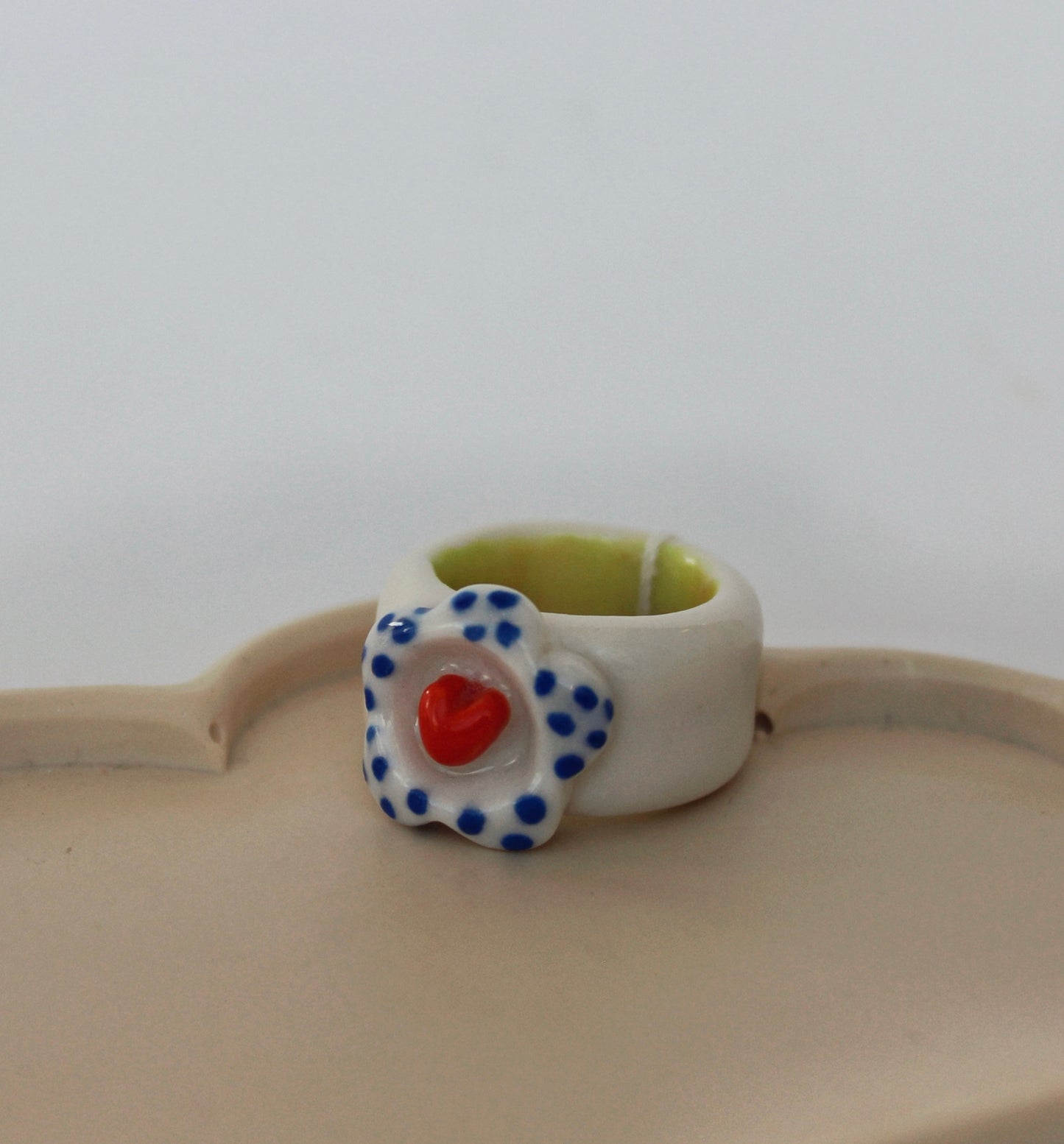 Assorted Porcelain Rings - Ornate Style