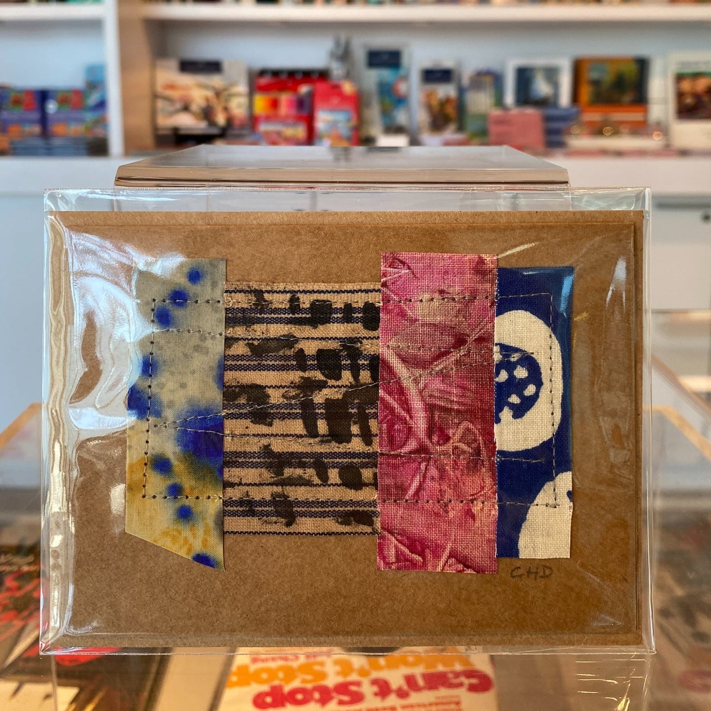 Collage Card - Pink and Blue 4
