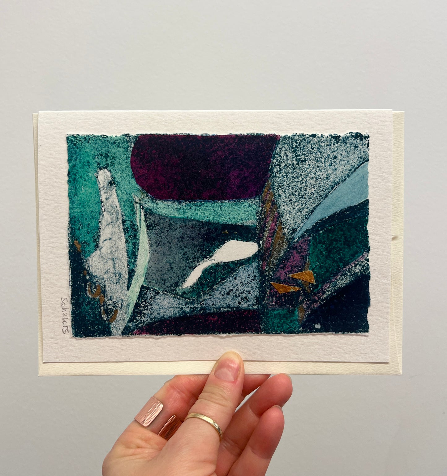 Eliane Saheurs Collage Card