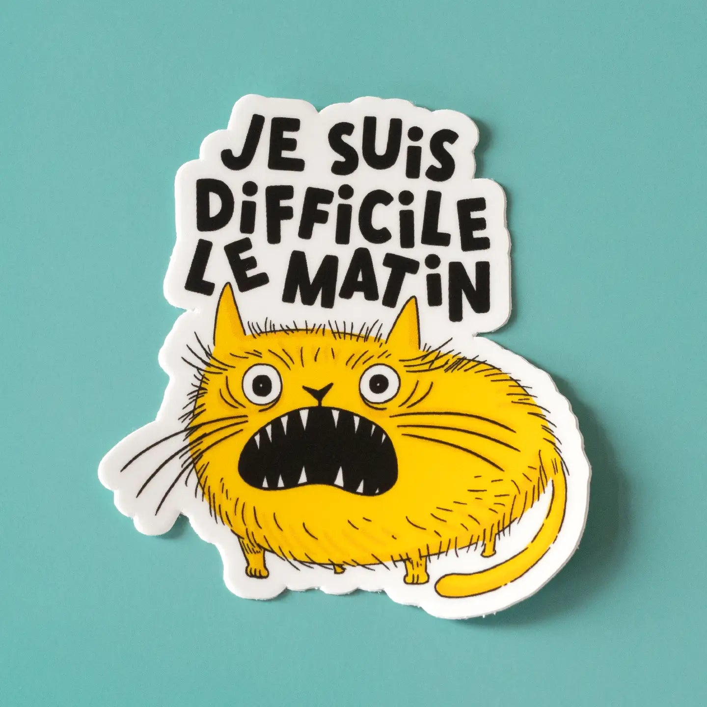 Autocollant Vinyle Illustré « Pas Du Matin »