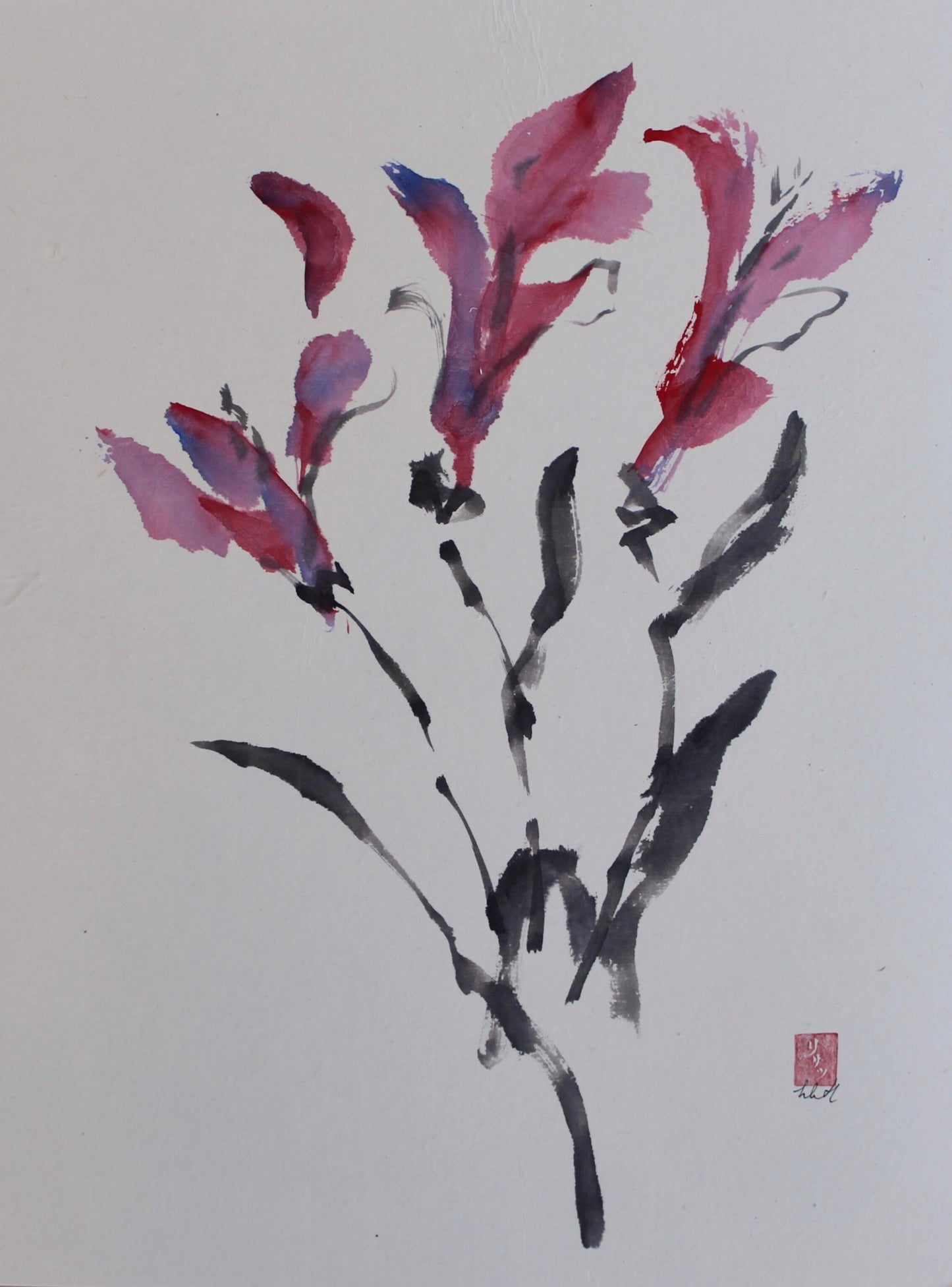 Lilith Ohan - Dessin d'impression de fleurs