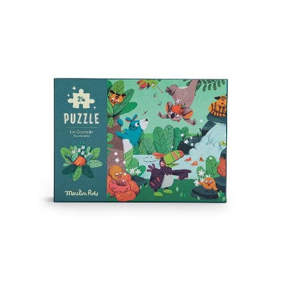 Dans la Jungle - Glow-In-The-Dark Puzzle 24pcs