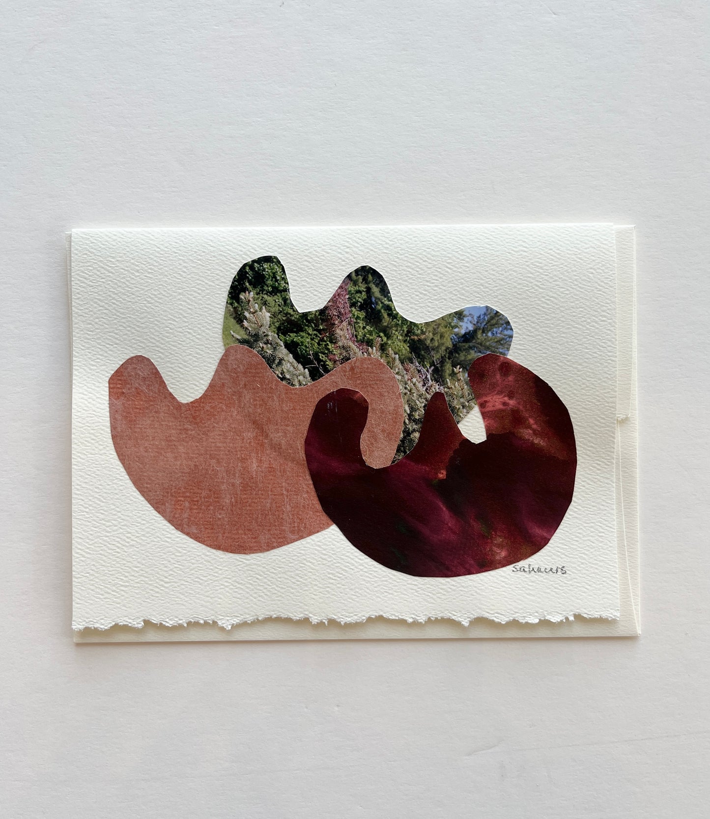Eliane Saheurs carte de collage