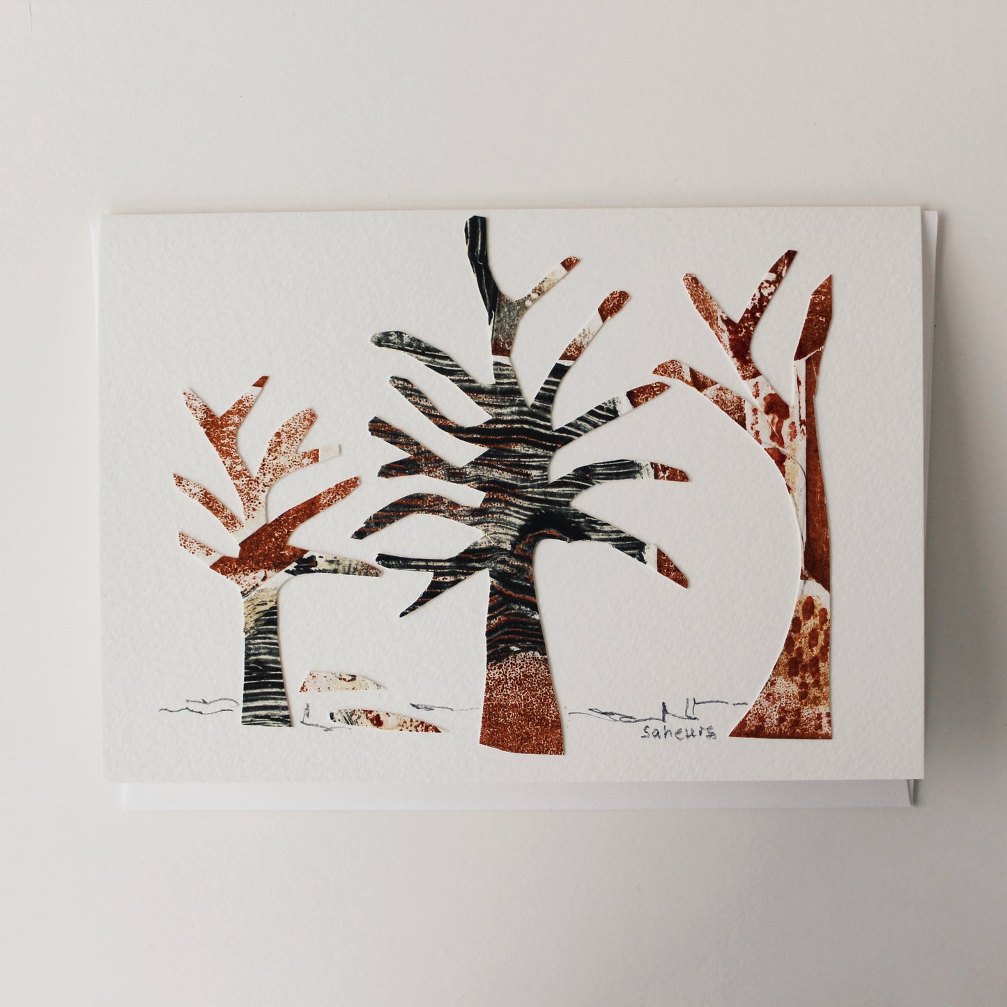Eliane Saheurs carte «Redwood Forest»