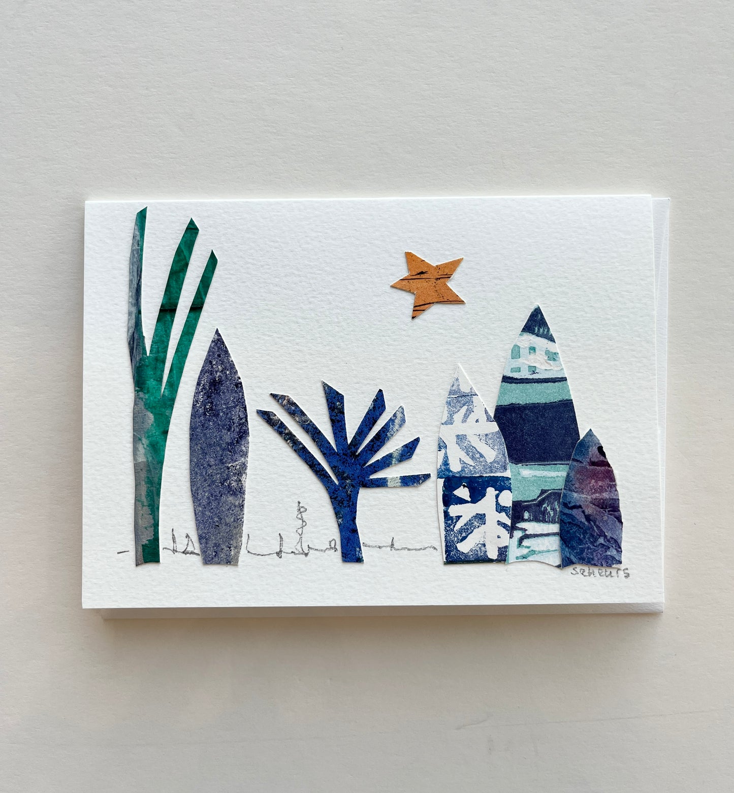 Eliane Saheurs carte «Temperte Forest»