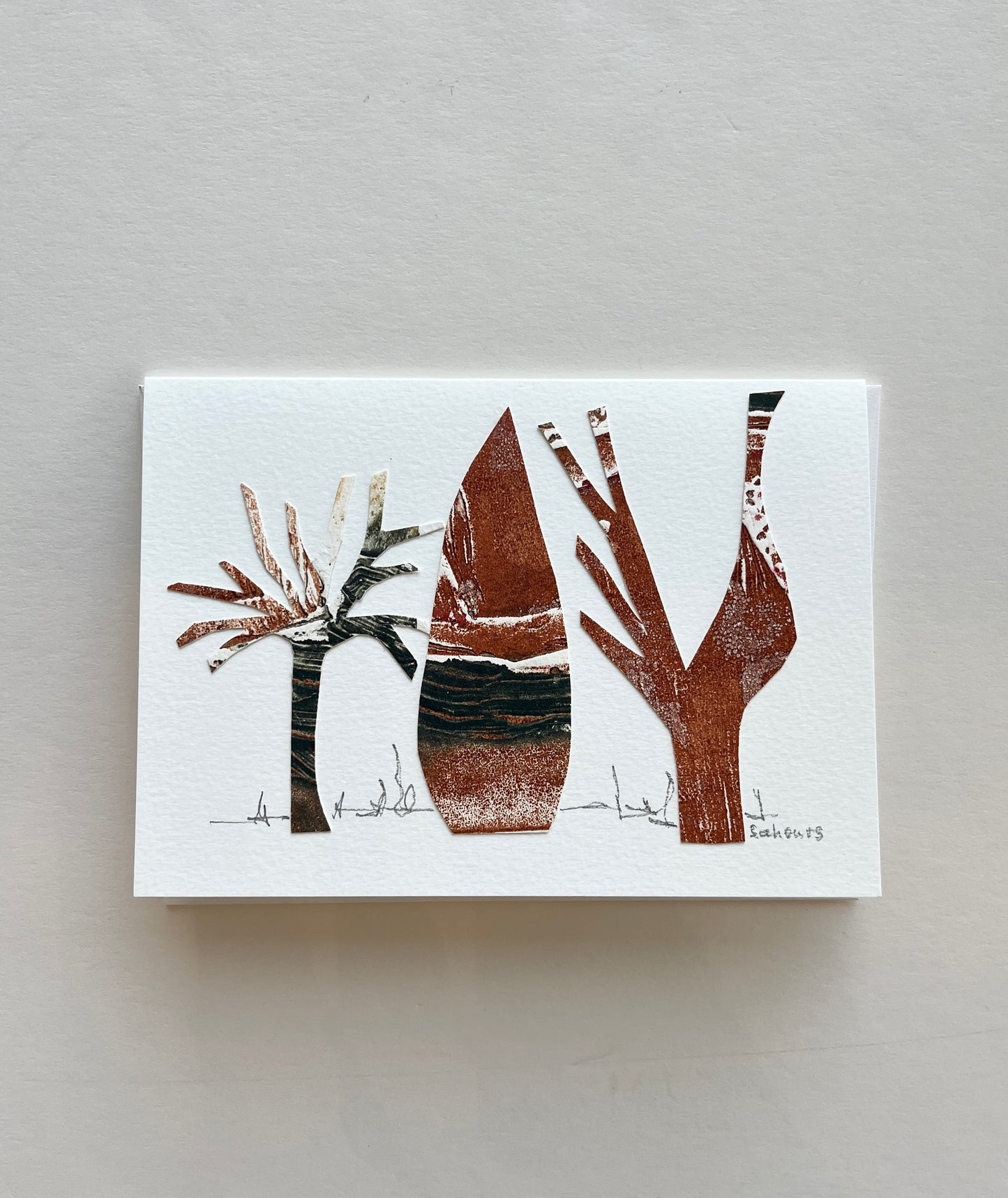 Eliane Saheurs carte «Temperte Forest»