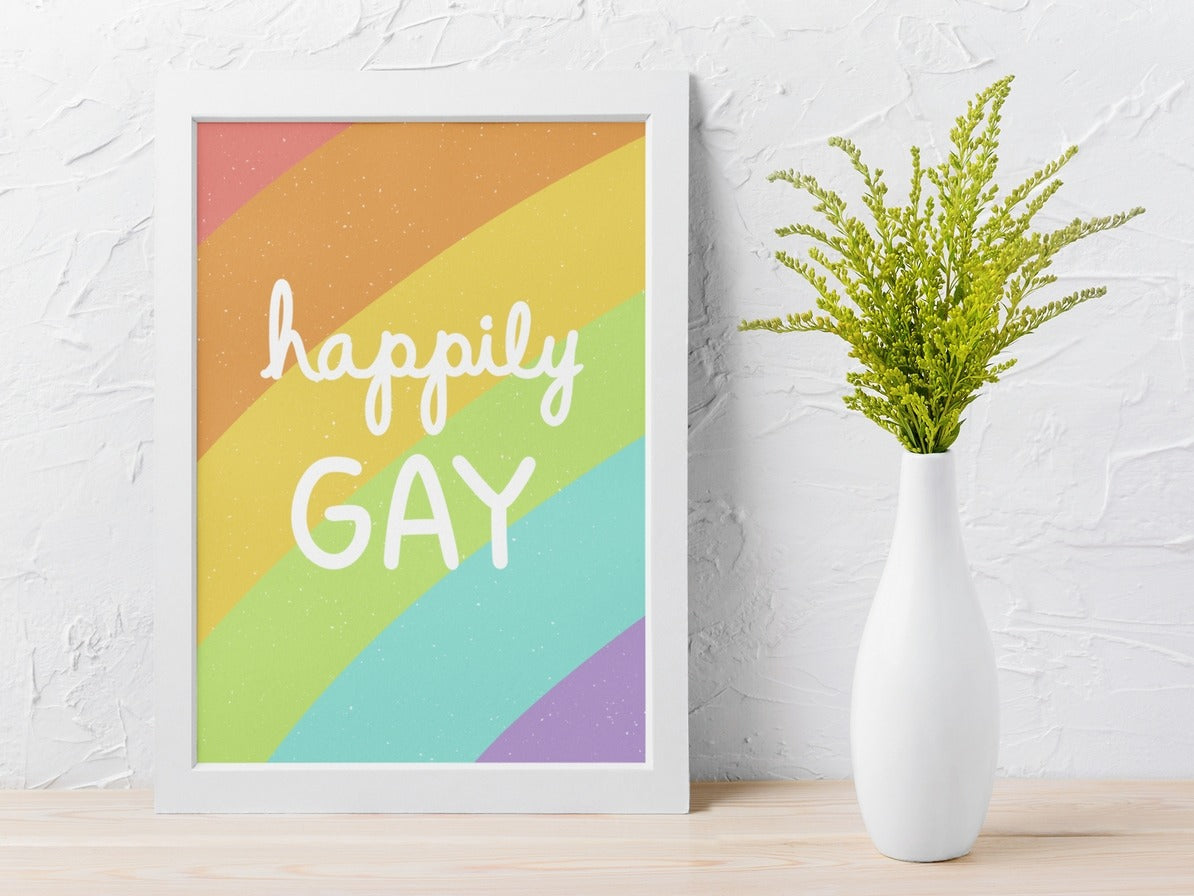 Happily Gay - Art Print