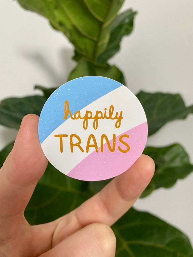 Happily TRANS Sticker