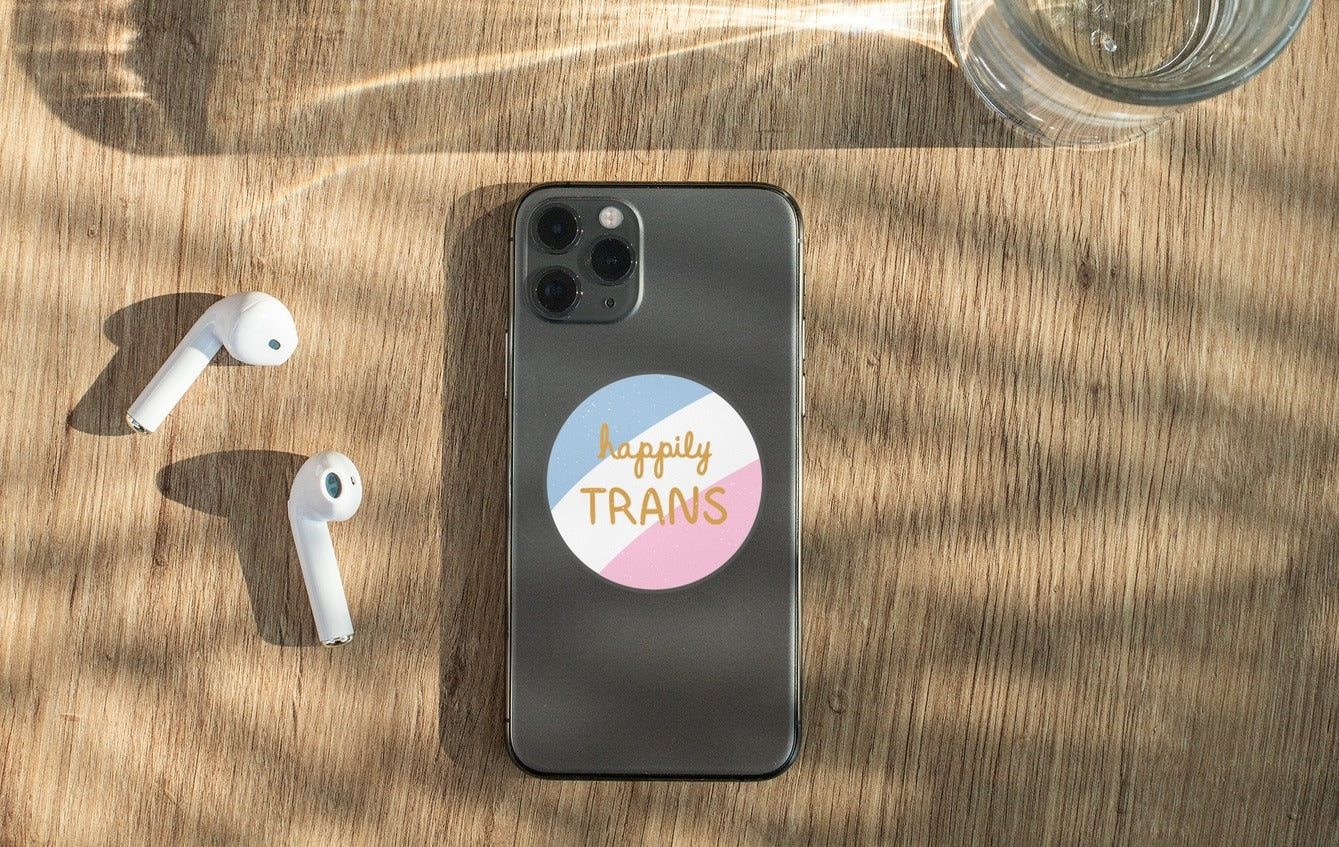 Happily TRANS Sticker