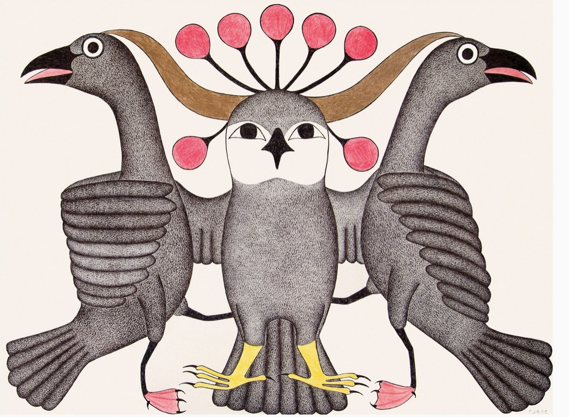 Kenojuak Ashevak: Inuit Art Drawings Boxed Notecard Assortment
