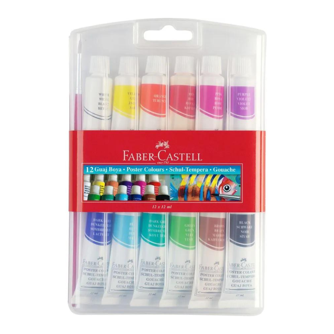 Tempera Paint Tubes - Set of 12