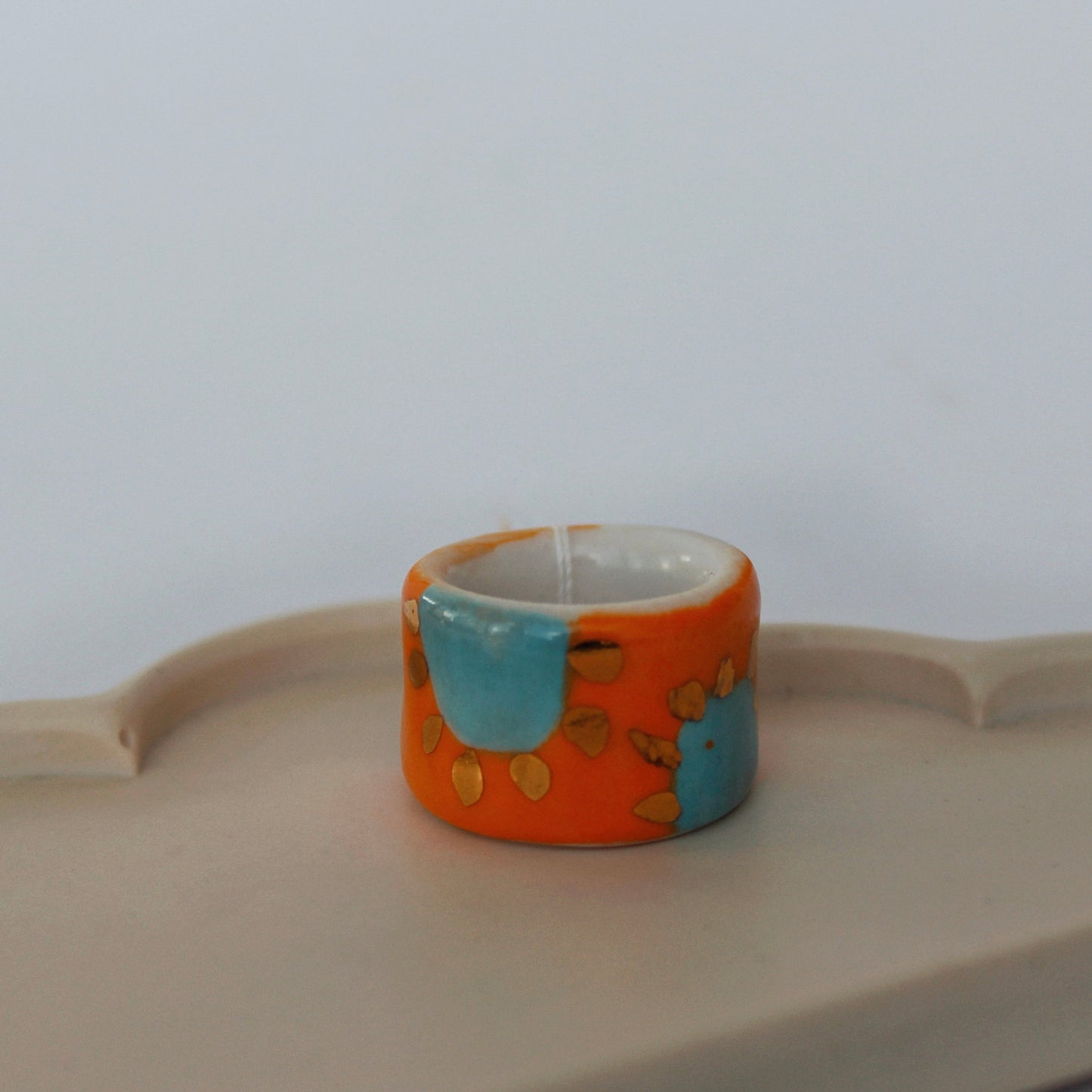 Assorted Porcelain Rings - Ornate Style