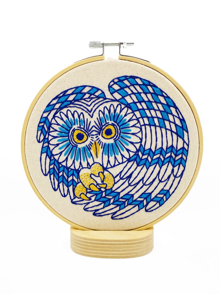 Kit de broderie complet « Boreal Owl »