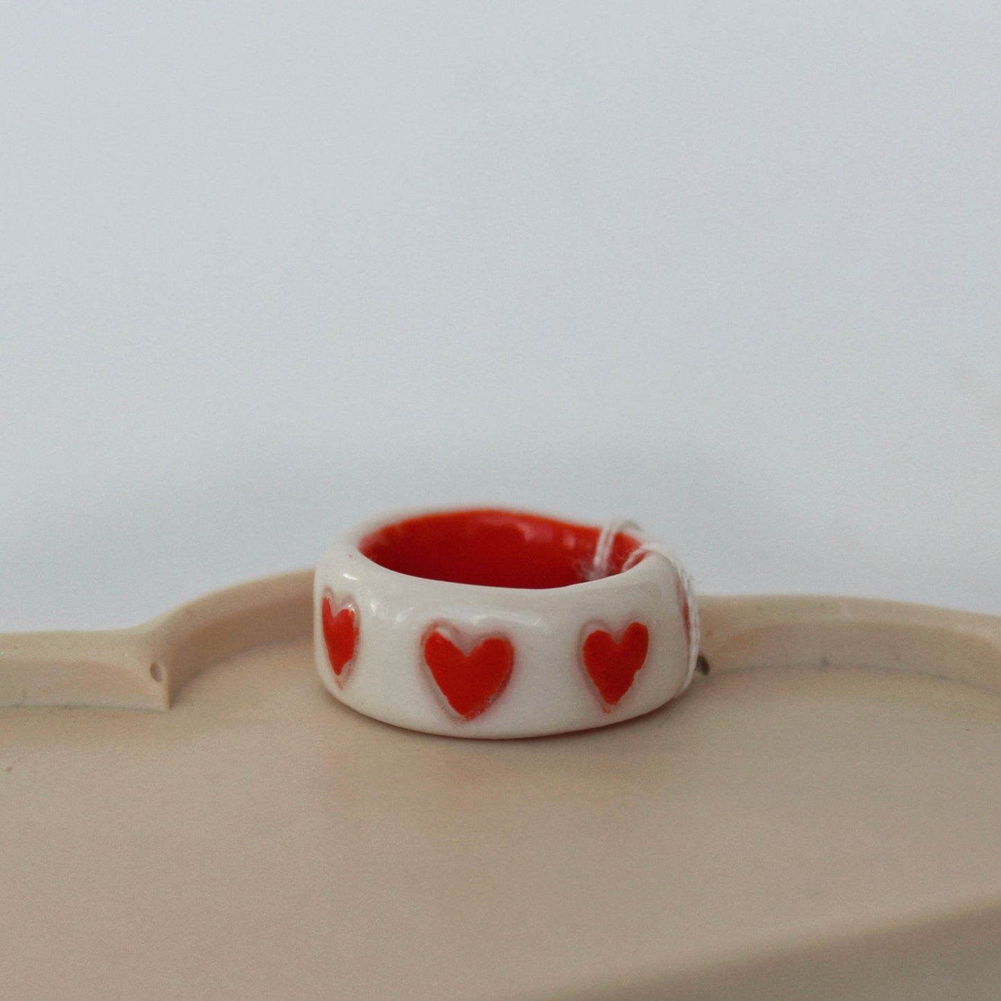 Assorted Porcelain Rings - Ornate Style