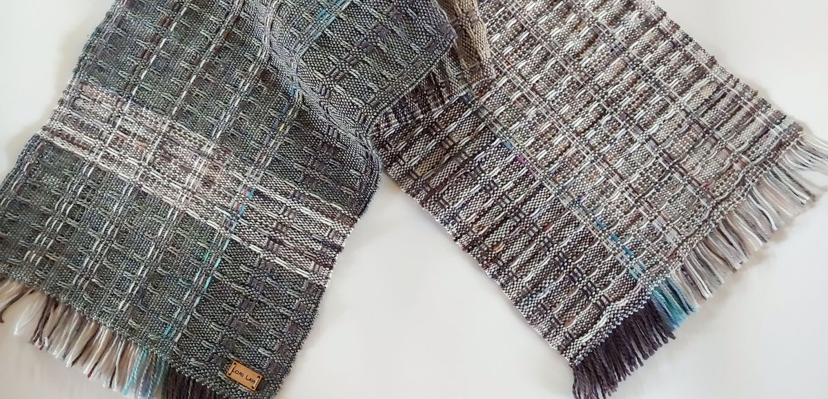 Foulard tissé main