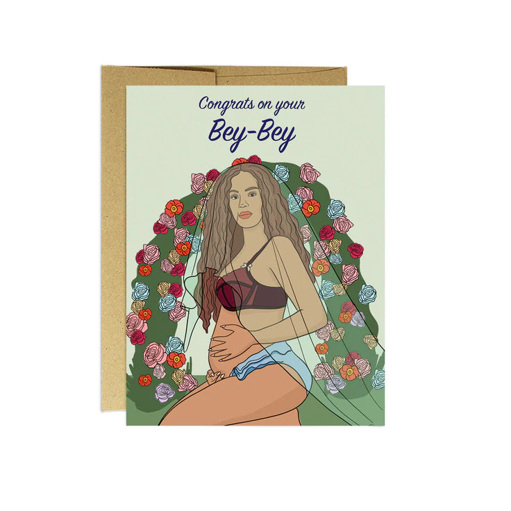 Carte Beyonce Baby Congrats