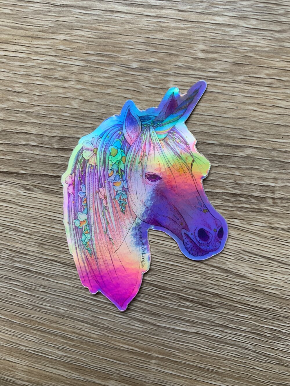 Holographic Unicorn Sticker
