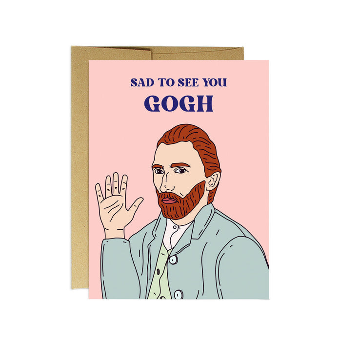 Carte SAD TO SEE YOU GOGH