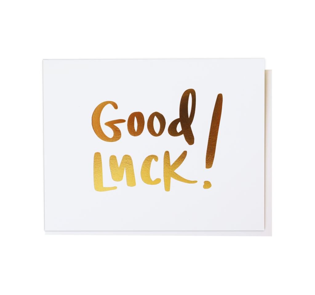 Good Luck Card