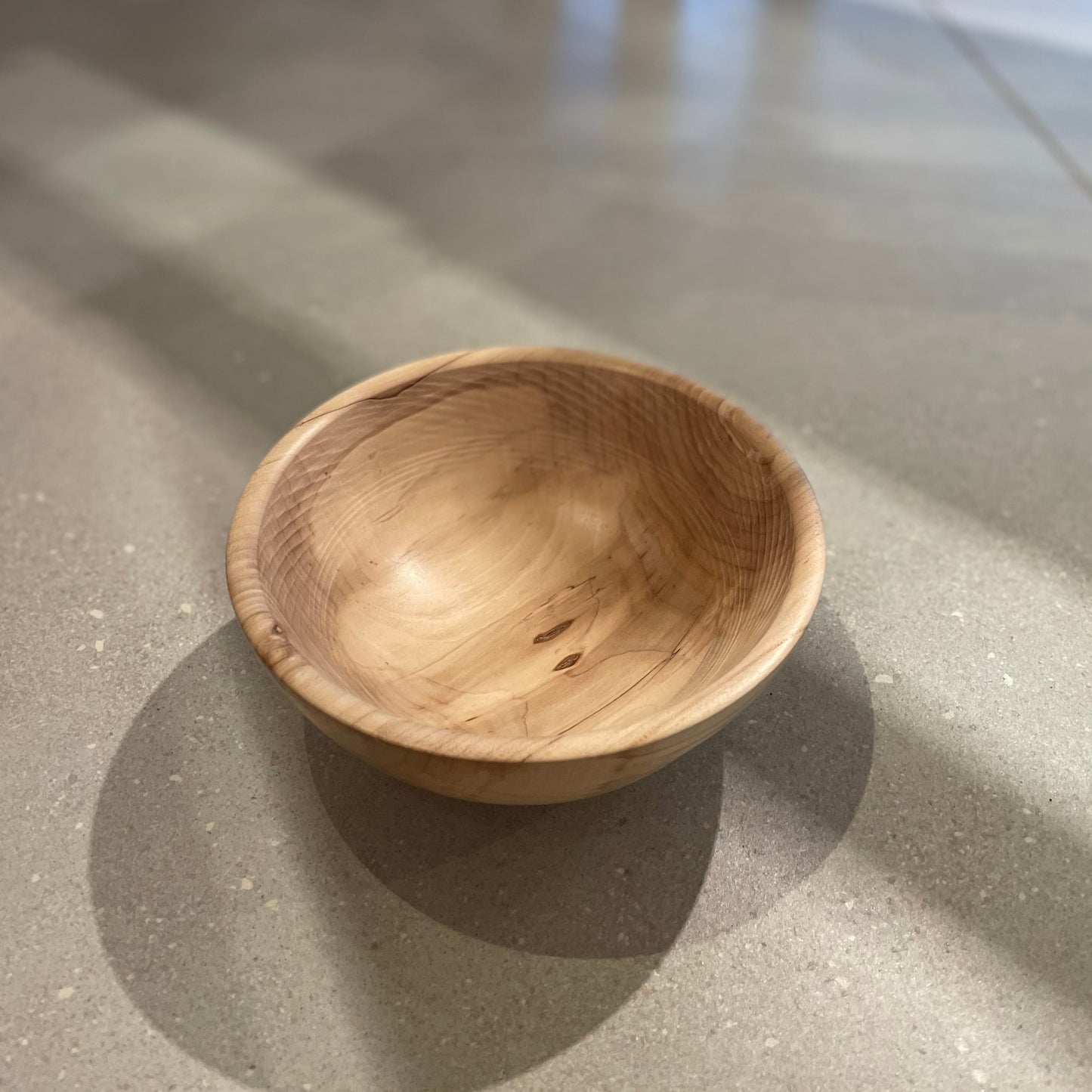 Bol de bois d'érable (à sucre) dur