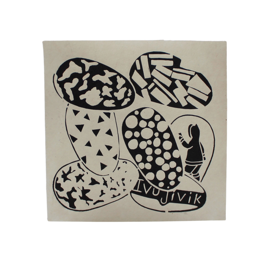 Mary Paningajak Limited Edition Print - Œufs